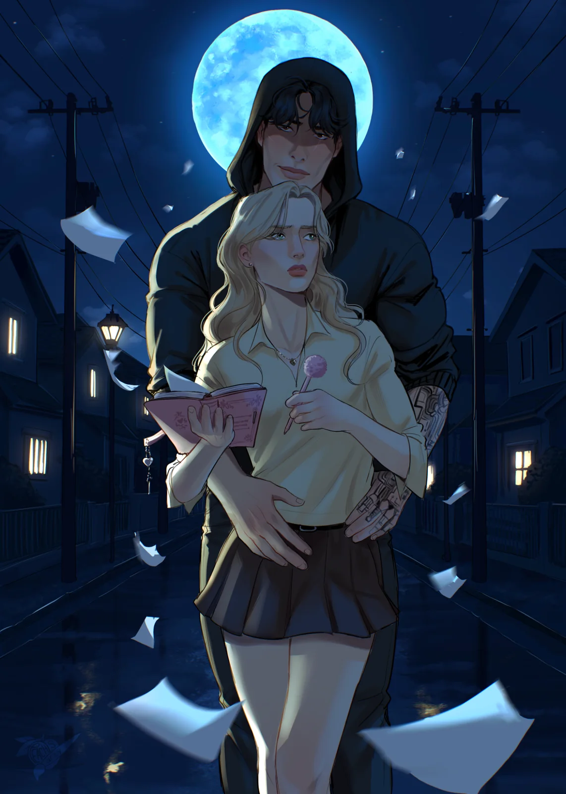 Arte 01 de Abutre — Declan e Charlotte