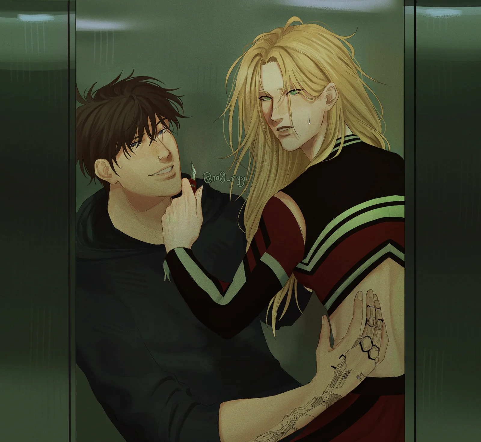 Arte 03 de Abutre — Declan e Charlotte