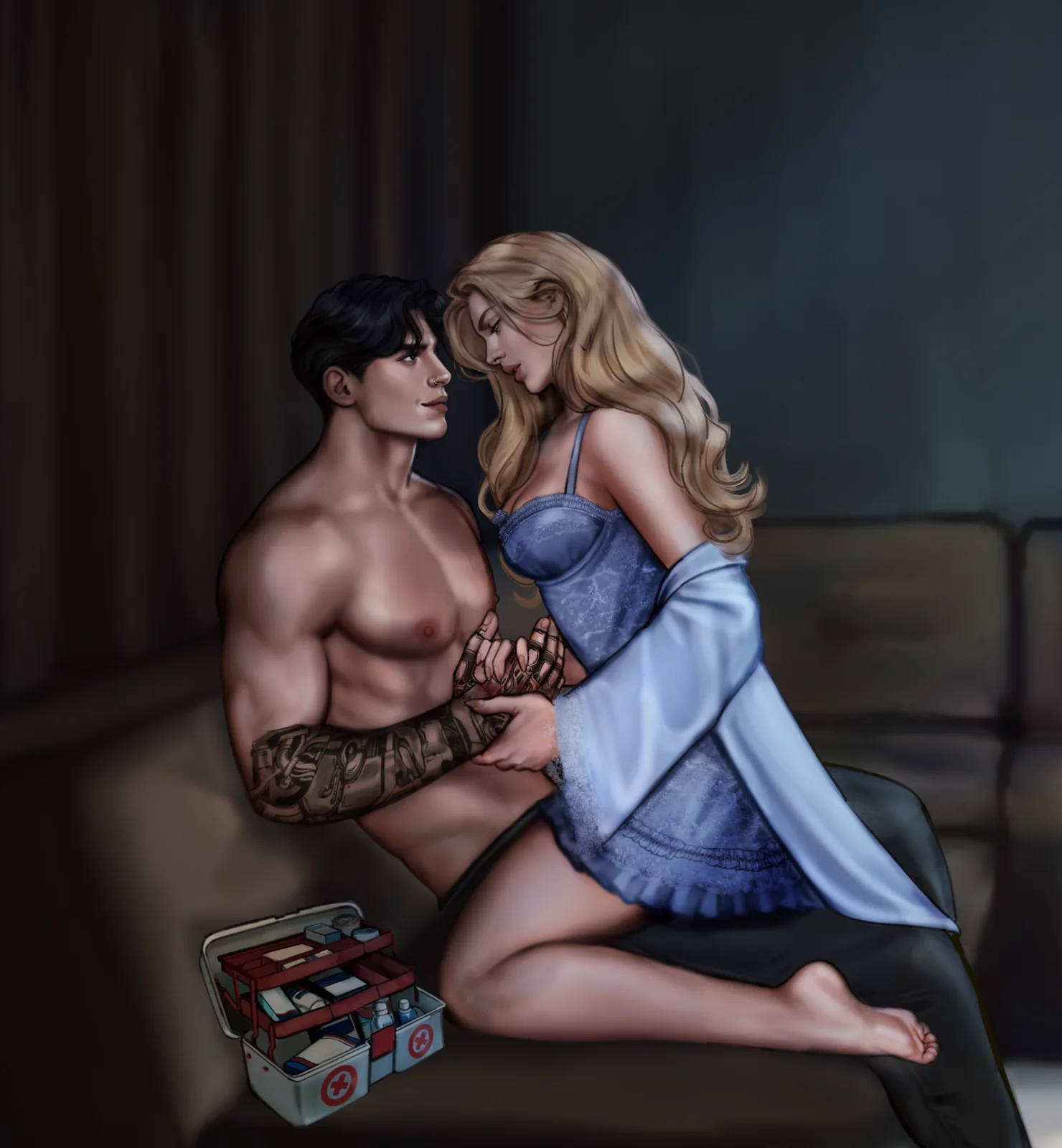 Arte 08 de Abutre — Declan e Charlotte