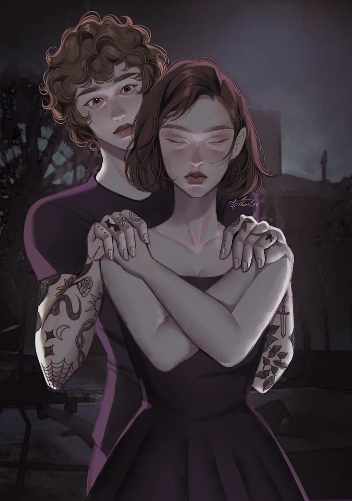 Arte 09 de Albatroz — Dex e Olívia