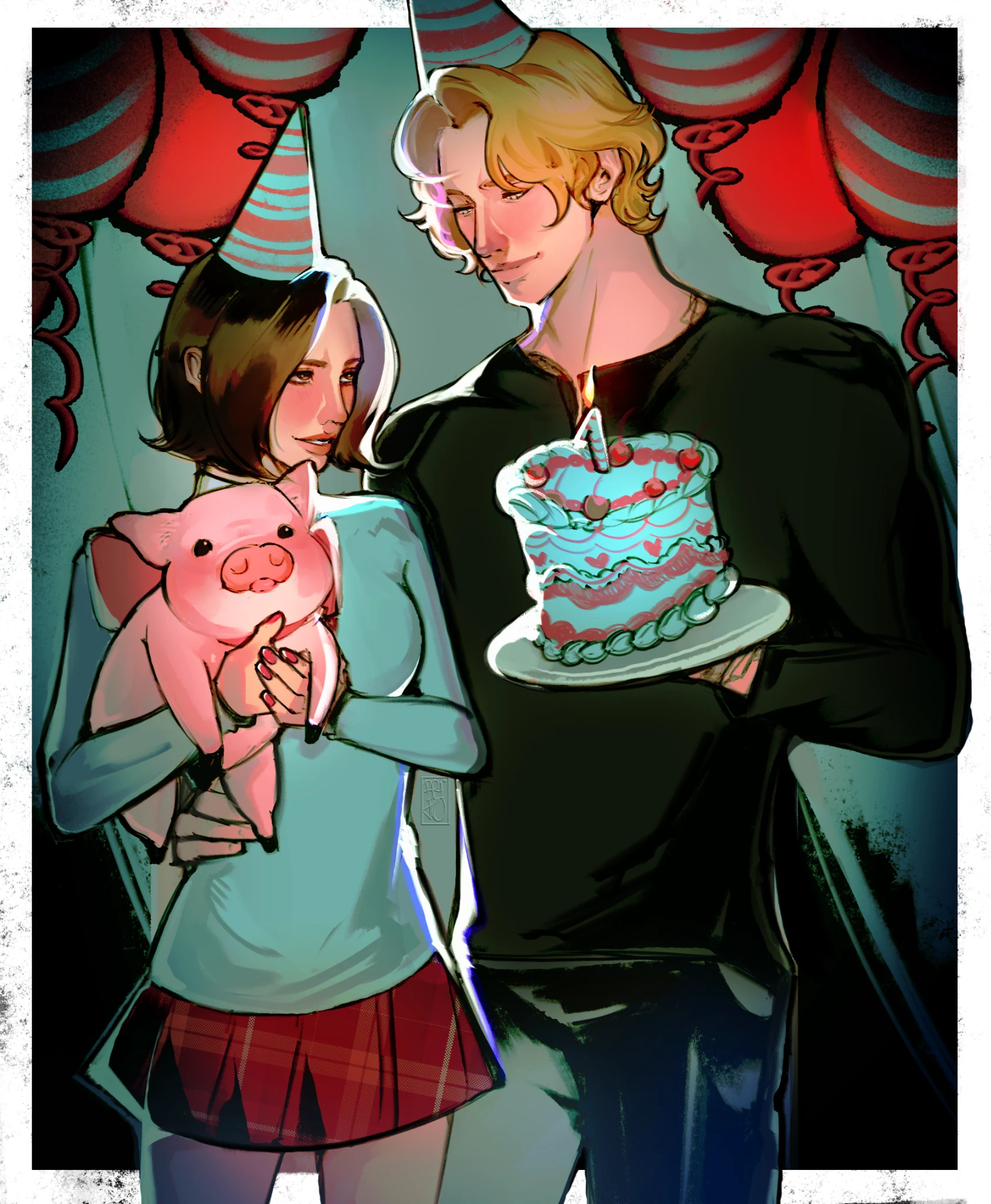 Arte 13 de Albatroz — Dex e Olívia