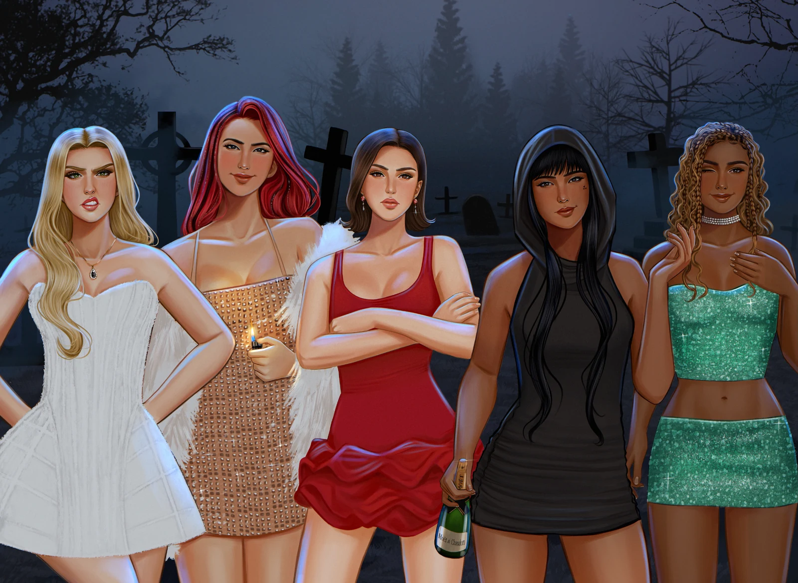 Arte de Harpia — as meninas